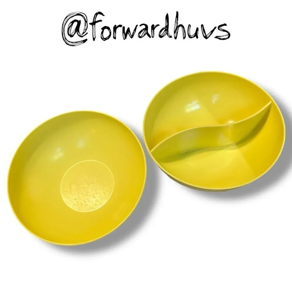 Stetson Melmac Dinnerware Chicago, ILL Yellow Bowl Set